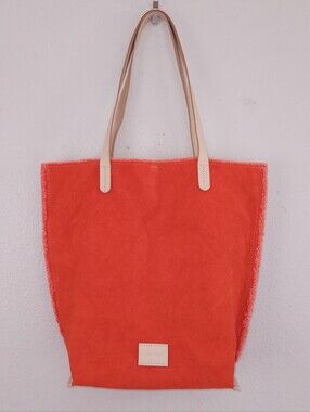 Graf Lantz Hana Tote Red Canvas Shoulder Bag